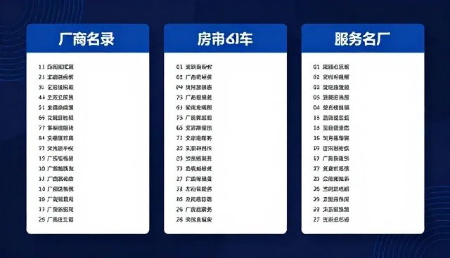 厂商名录如何影响企业选型决策